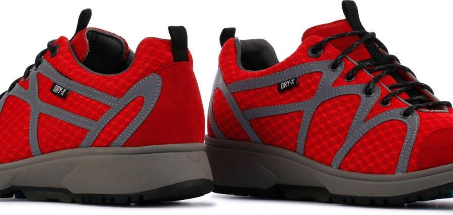 Xsensible Vrouwen Suède Lage sneakers Damesschoenen 40202.5 Rood - Foto 6