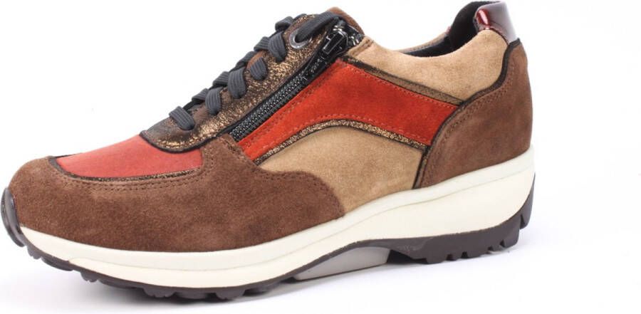 Xsensible Stretchwalker Sneaker Lucca 30112.2.321 GX Bruin Brons Combi