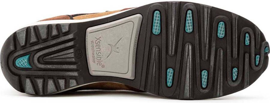 Xsensible Stretchwalker Sneaker Lucca 30112.2.321 GX Bruin Brons Combi