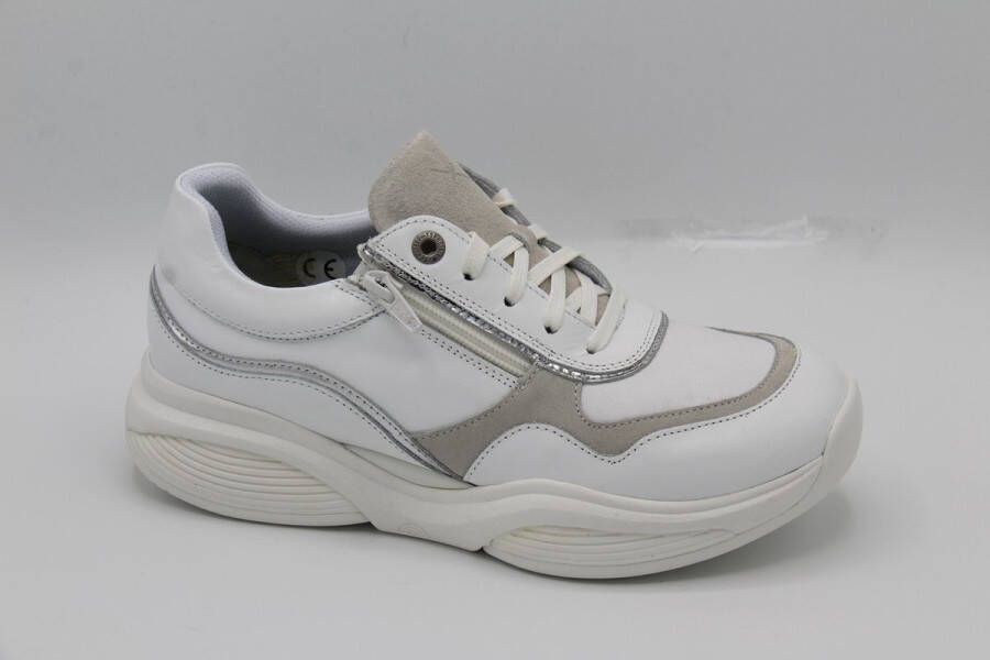 Xsensible Vrouwen Leren Lage sneakers Damesschoenen 30085.3 SWX11 Wit