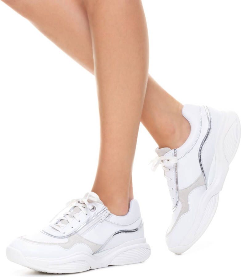 Xsensible Vrouwen Leren Lage sneakers Damesschoenen 30085.3 SWX11 Wit