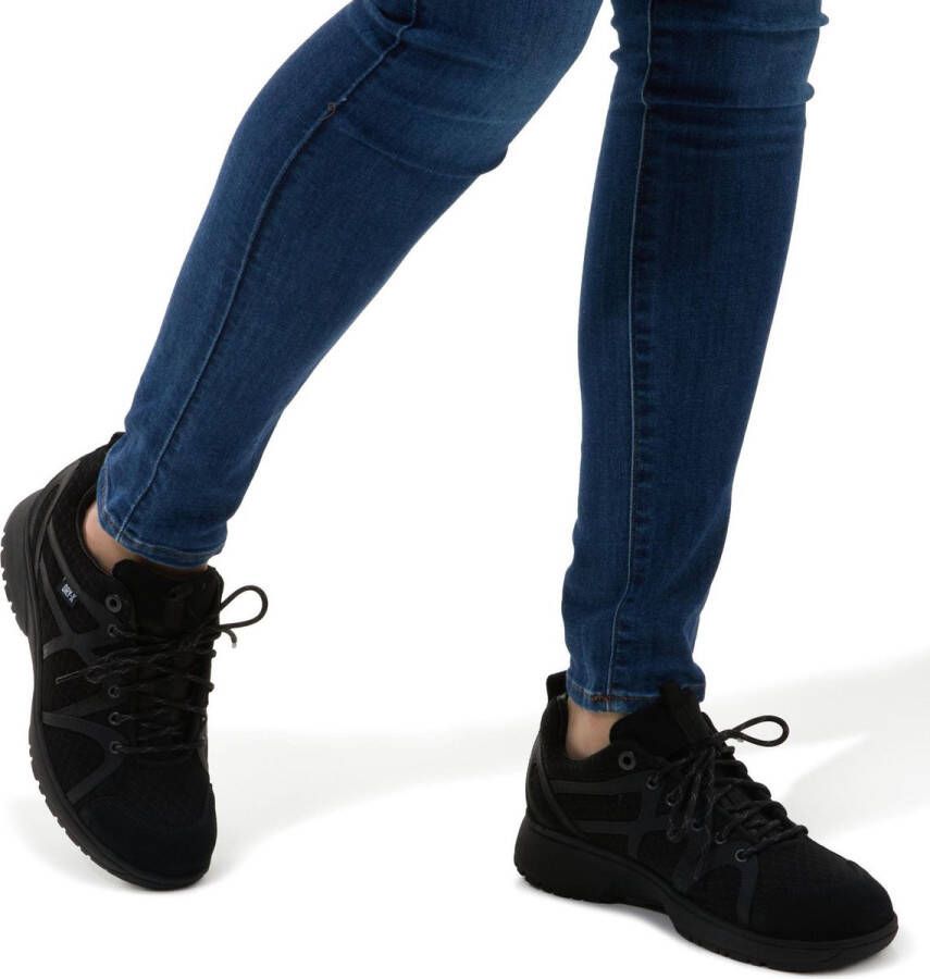Xsensible Vrouwen Leren Lage sneakers Damesschoenen 40202.5 Zwart