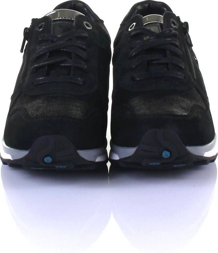 XSENSIBLE Lage Sneakers Dames Jersey Maat: 43 Materiaal: Suède Kleur: Zwart - Foto 3
