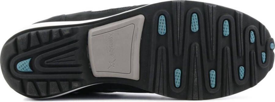 XSENSIBLE Lage Sneakers Dames Jersey Maat: 43 Materiaal: Suède Kleur: Zwart - Foto 5