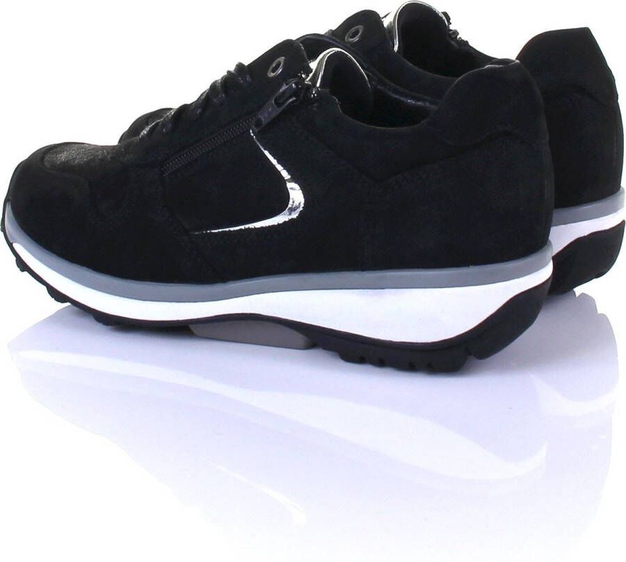 XSENSIBLE Lage Sneakers Dames Jersey Maat: 43 Materiaal: Suède Kleur: Zwart - Foto 7