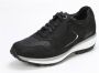 Xsensible Vrouwen Suède Lage sneakers Damesschoenen Jersey 30042 Zwart - Thumbnail 10