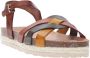 Yokono Java Sandalen Plat cognac - Thumbnail 12