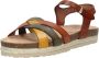 Yokono Java Sandalen Plat cognac - Thumbnail 6