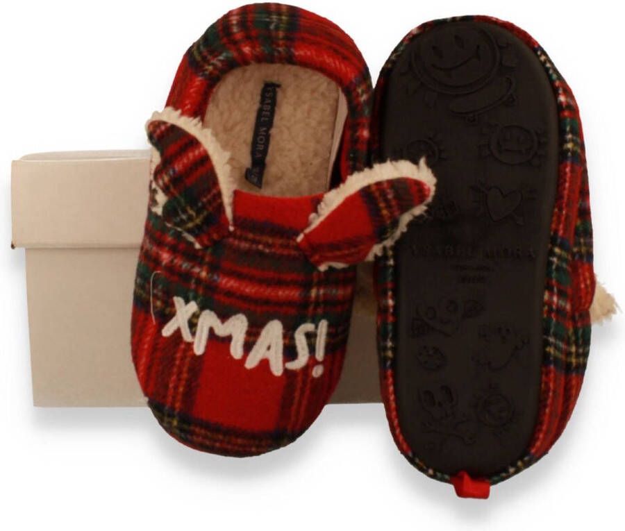 Ysabel Mora Pantoffels kinderen kerstmis slippers extra zacht Xmas