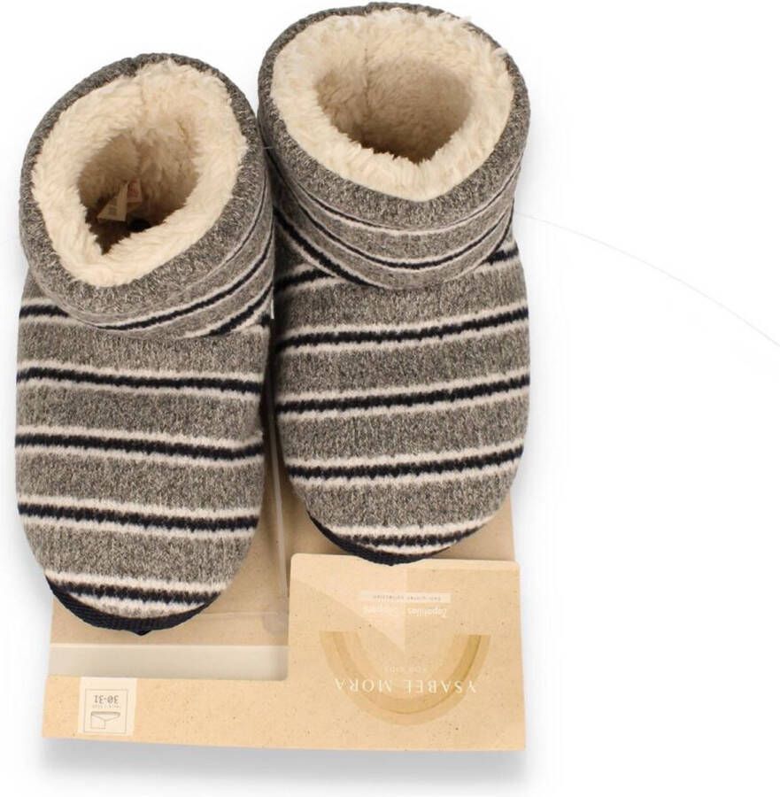 Ysabel Mora Pantoffels kinderen mini me boot slippers extra zacht