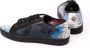 Zerba Heren Sneakers Veterschoenen Blauw Zwart Leer Sarzana - Thumbnail 3