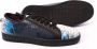 Zerba Heren Sneakers Veterschoenen Blauw Zwart Leer Sarzana - Thumbnail 4