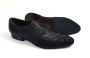 Zerba Heren Sneakers Veterschoenen Blauw Groen Leer Cama - Thumbnail 2