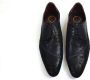 Zerba Heren Sneakers Veterschoenen Blauw Groen Leer Cama - Thumbnail 4
