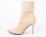 Zerba Dames Enkellaarzen Parel Blauw Leer Apua - Thumbnail 2