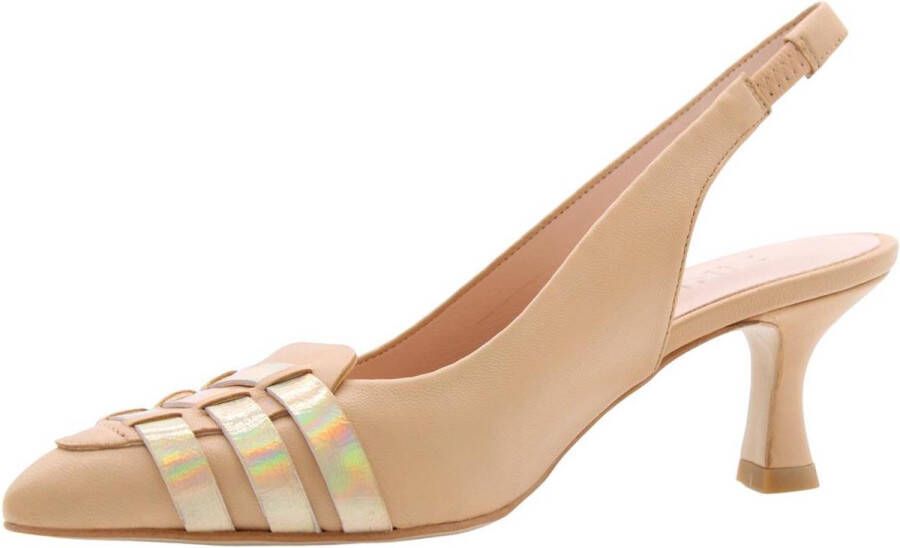 Zinda Stijlvolle Fell Pumps voor Verhoogde Stijl Beige Dames - Foto 3