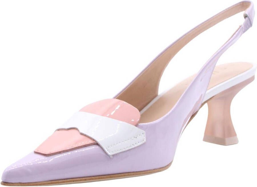 Zinda Peep Toe Peep Heel Purple