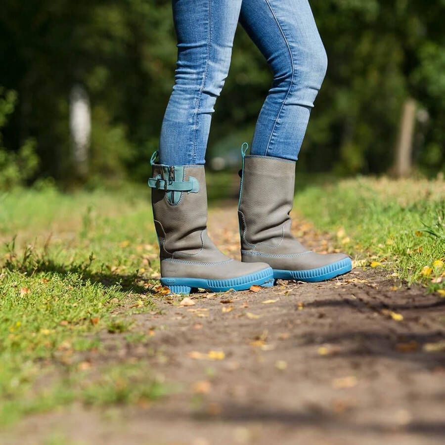 ZOO Adventure Adisa outdoor wandellaars Grey 100% waterdicht & leer
