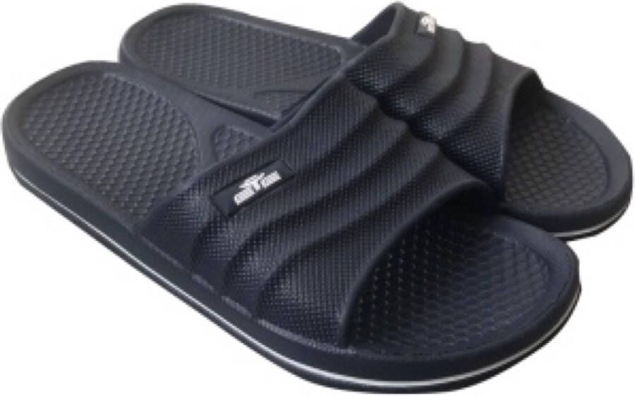 Zeus Sport EYE slippers Pool Navy blauw wit WEES UNIEK !