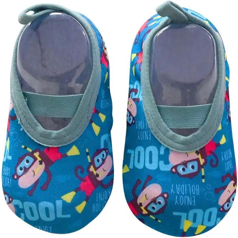 F I K A. Anti slip schoentjes Zwemschoenen Waterschoenen Strandschoentjes Kinderen Maat XS Apen