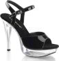 Fabelicious COCKTAIL-509 5 Heel 1 PF Ankle Strap Sandal - Thumbnail 1