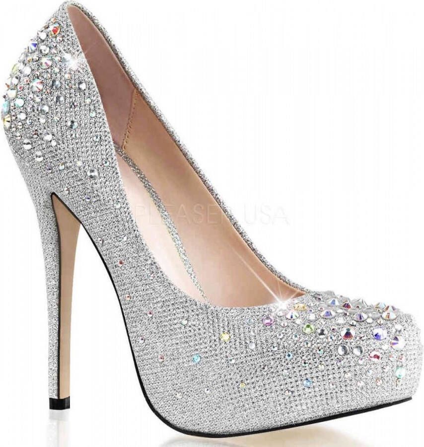 Fabelicious = | DESTINY 06R | 5 Heel 1 Hidden PF Pump Glitter