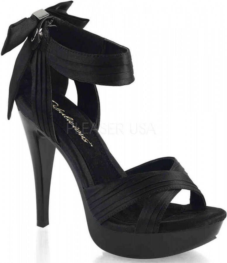 Fabelicious = | COCKTAIL 568 | 5 Heel 1 PF Criss Cross Pleated Straps Close Back Sandal - Foto 2