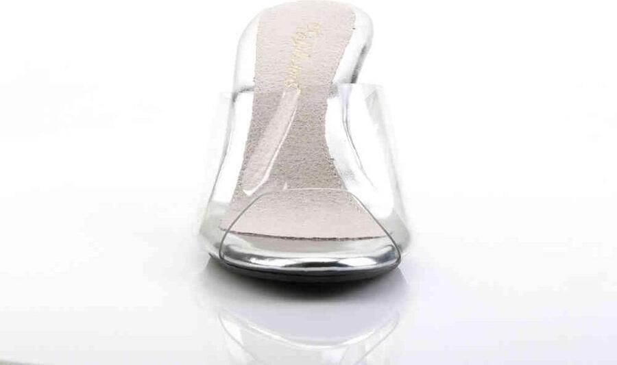 Fabelicious Fabulicious Muiltjes met hak 38 Shoes BELLE 301 Transparant Zilverkleurig
