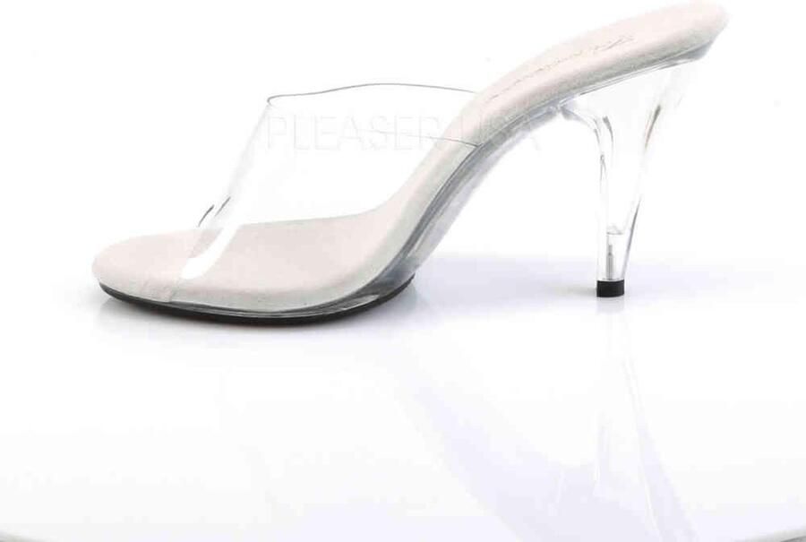 Fabelicious Fabulicious Muiltjes met hak 44 Shoes CARESS 401 Transparant Zilverkleurig - Foto 2