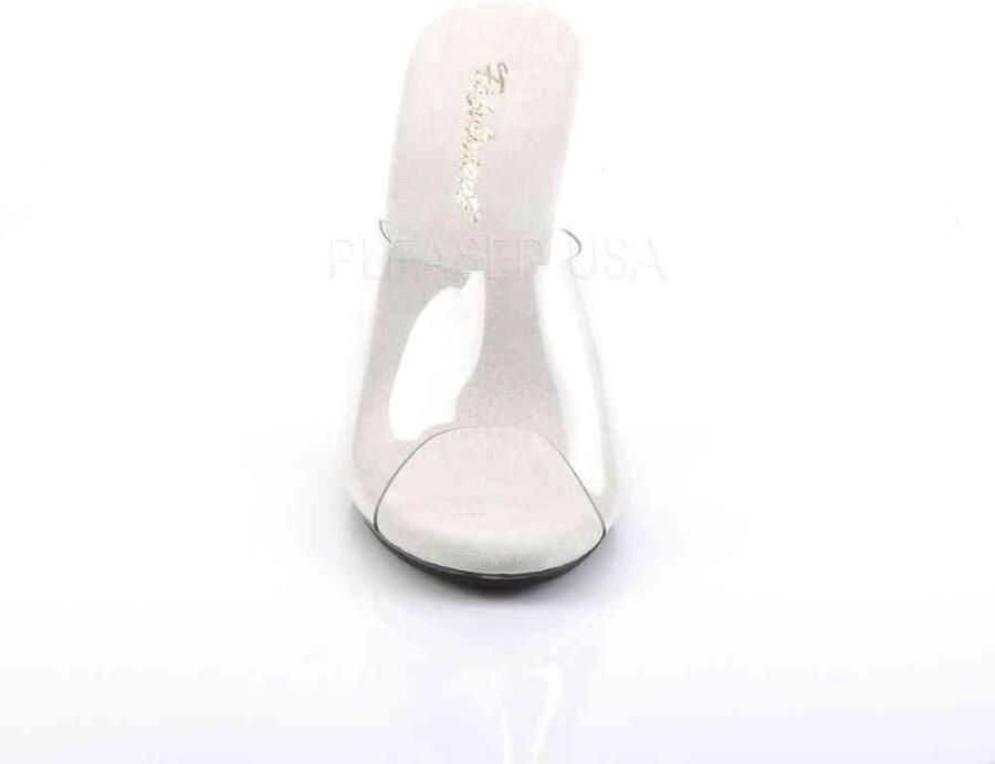 Fabelicious Fabulicious Muiltjes met hak 42 Shoes CARESS 401 Transparant Zilverkleurig