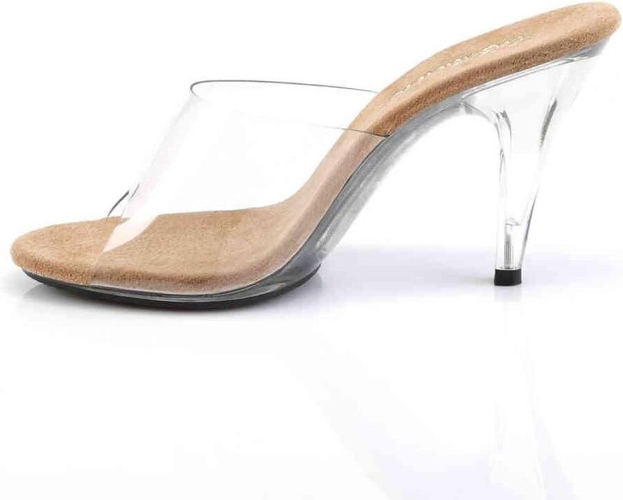 Fabelicious Fabulicious Muiltjes met hak 39 Shoes CARESS 401 Transparant Beige - Foto 3