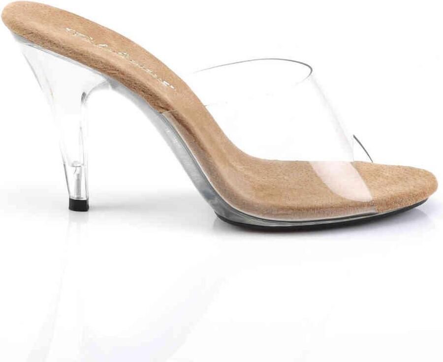 Fabelicious Fabulicious Muiltjes met hak 39 Shoes CARESS 401 Transparant Beige - Foto 2