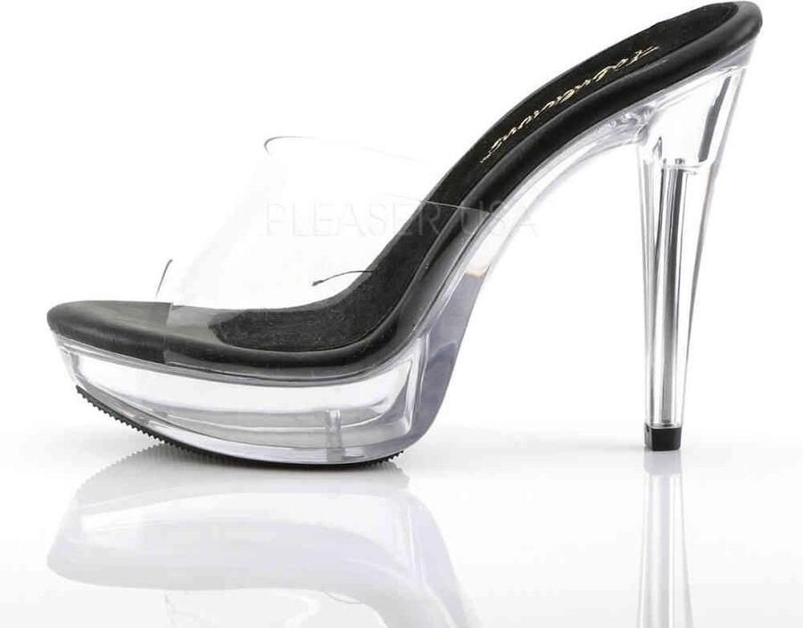 Fabelicious Fabulicious Muiltjes met hak 36 Shoes COCKTAIL 501 Zwart Transparant - Foto 2