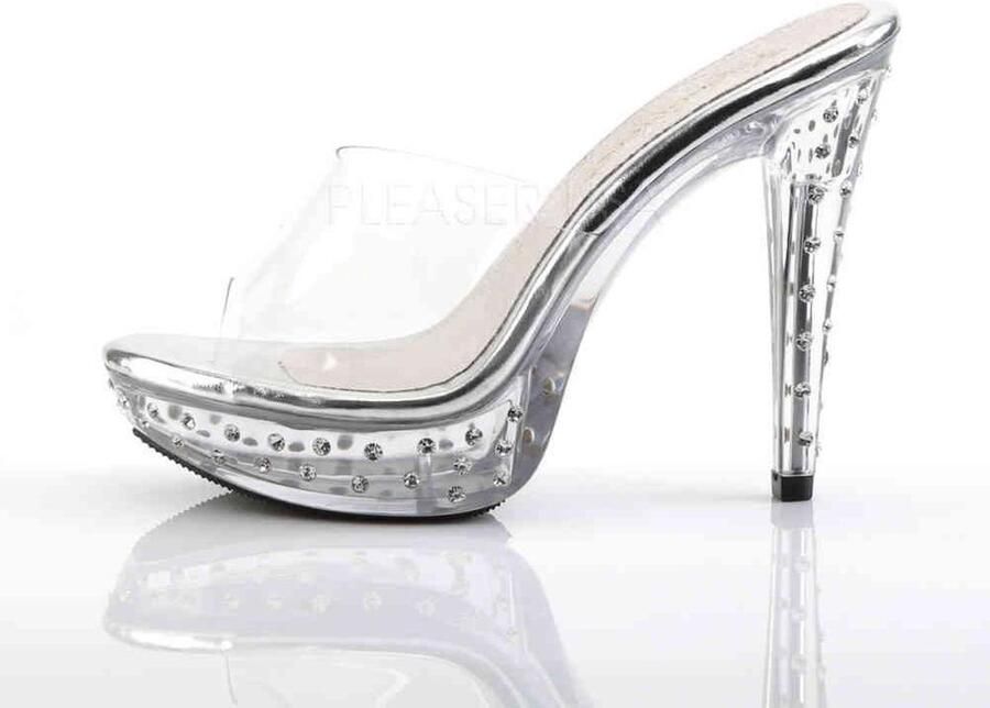 Fabelicious Fabulicious Muiltjes met hak 44 Shoes COCKTAIL 501SDT Transparant Zilverkleurig - Foto 2