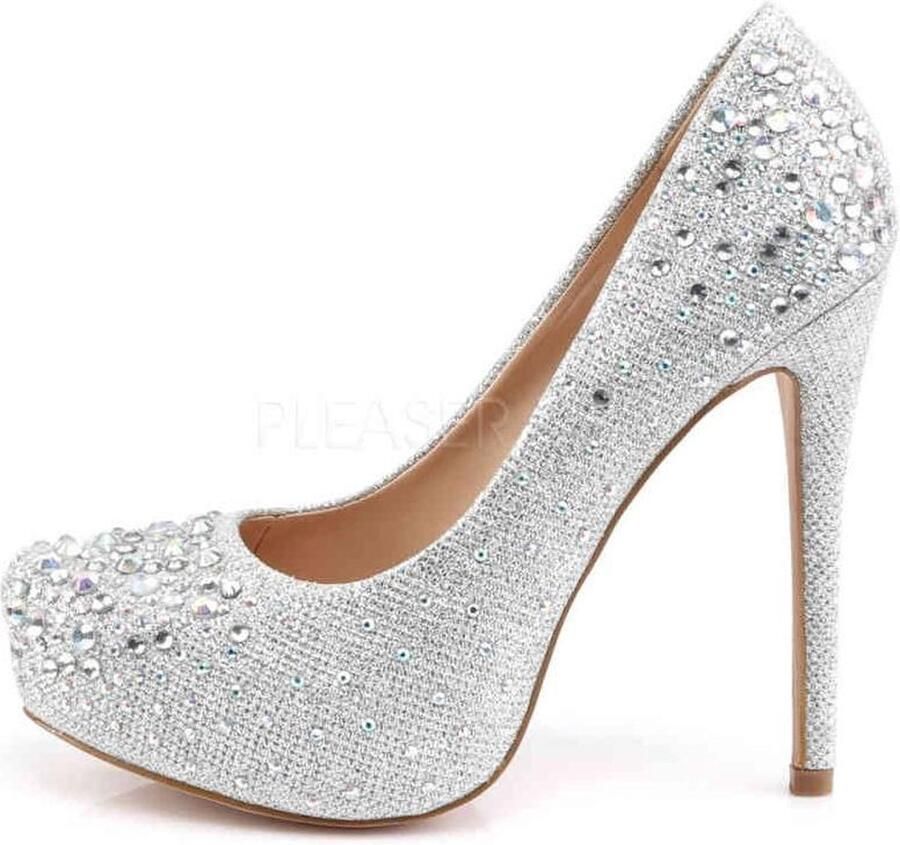 Fabelicious Fabulicious Pumps 37 Shoes DESTINY 06R Zilverkleurig