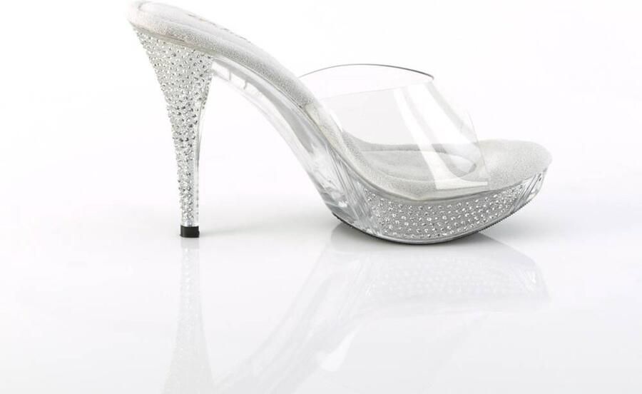 Fabelicious Fabulicious Muiltjes met hak 40 Shoes ELEGANT 401 Transparant - Foto 3