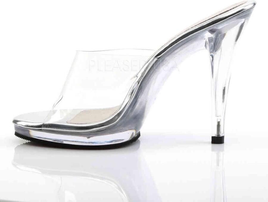 Fabelicious Fabulicious Muiltjes met hak 45 Shoes FLAIR 401 Transparant Zilverkleurig - Foto 2