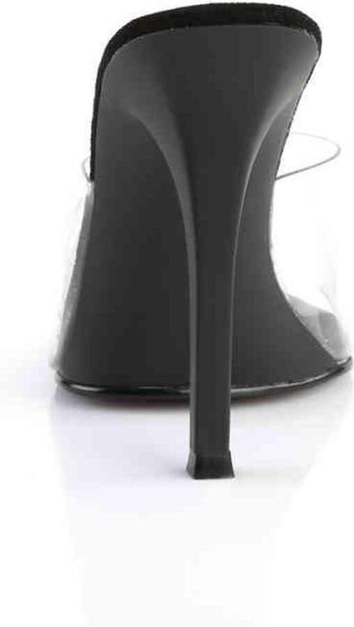Fabelicious Fabulicious Muiltjes met hak 37 Shoes GALA 01 Zwart Transparant - Foto 4