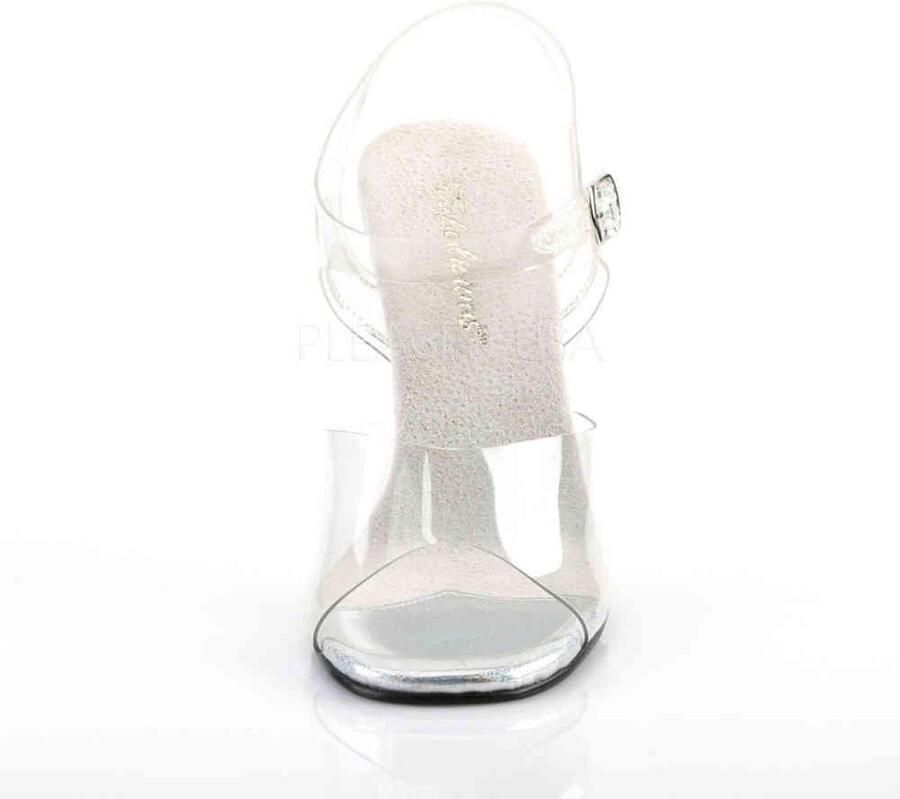 Fabelicious Fabulicious Sandaal met enkelband 39 Shoes GALA 08MG Zilverkleurig Transparant