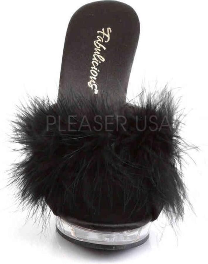 Fabelicious Fabulicious Muiltjes met hak 39 Shoes LIP 101 8 Zwart