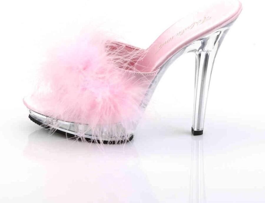 Fabelicious Fabulicious Muiltjes met hak 36 Shoes LIP 101 8 Roze - Foto 3