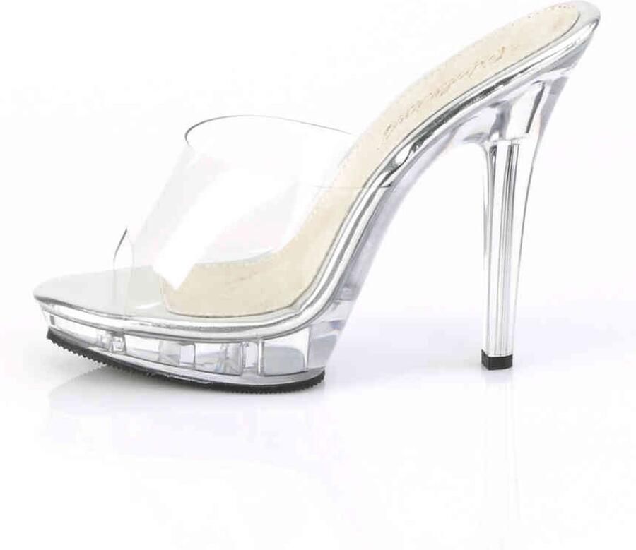 Fabelicious Fabulicious Muiltjes met hak 40 Shoes LIP 101 Zwart Zilverkleurig - Foto 4