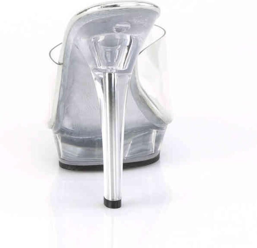 Fabelicious Fabulicious Muiltjes met hak 44 Shoes LIP 101 Zwart Zilverkleurig