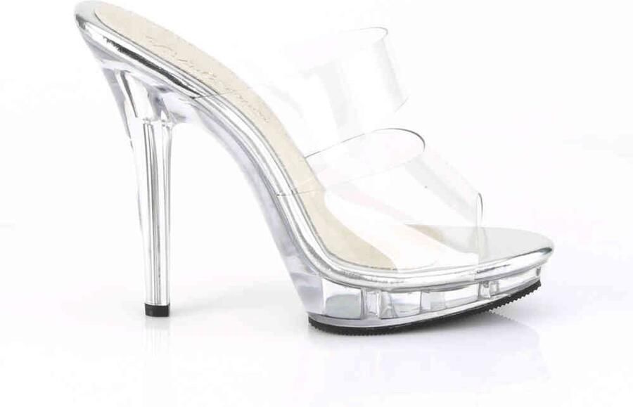 Fabelicious Fabulicious Muiltjes met hak 45 Shoes LIP 102 Transparant - Foto 4