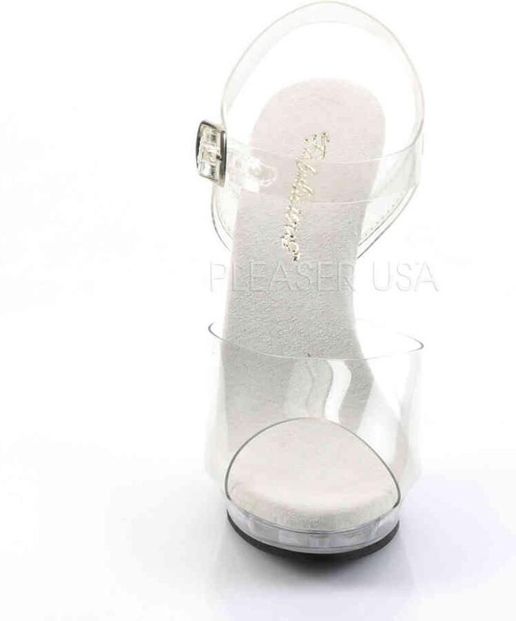 Fabelicious Fabulicious Sandaal met enkelband 44 Shoes LIP 108 Zwart Zilverkleurig - Foto 2