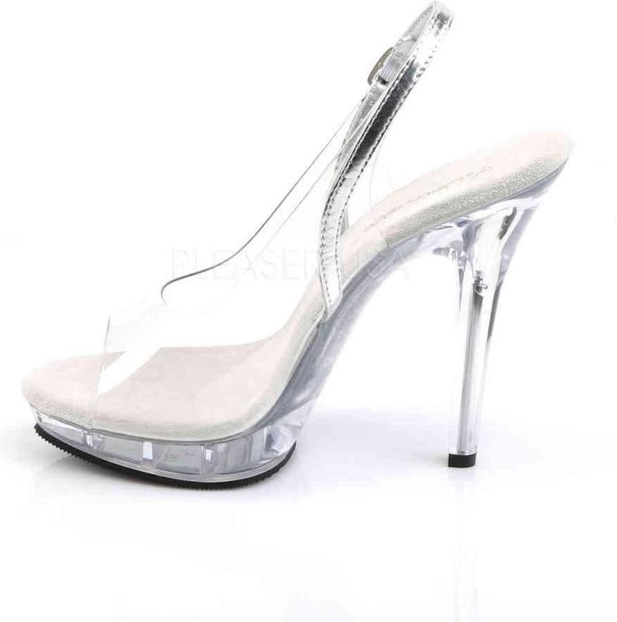 Fabelicious Fabulicious Hoge hakken 35 Shoes LIP 150 Transparant Zilverkleurig