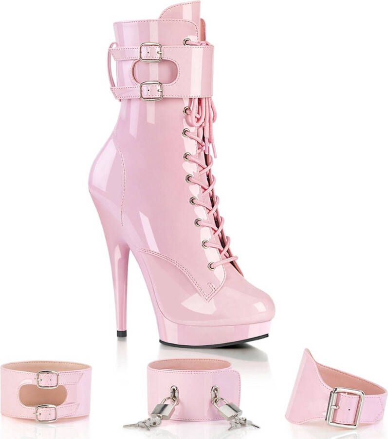 Fabelicious Fabulicious SULTRY-1023 Enkellaars 45 Shoes Roze