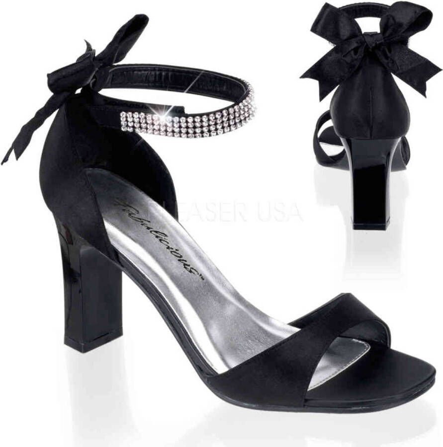 Fabelicious Fabulicious Sandaal met enkelband 46 Shoes ROMANCE 372 Zwart