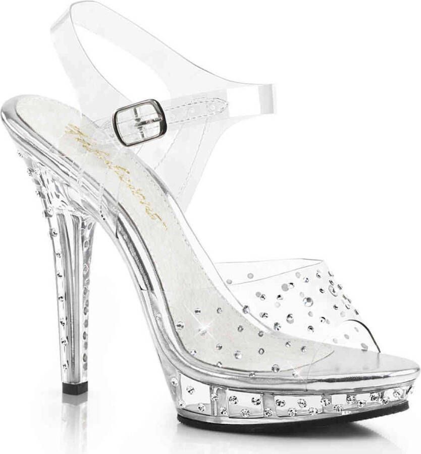 Fabulicious LIP-108RS Sandaal met enkelband 41 Shoes Zwart