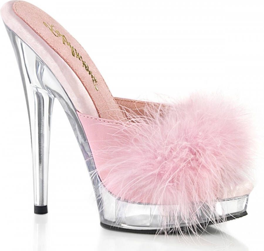 Fabelicious Fabulicious Muiltjes 40 Shoes SULTRY 601F Roze Transparant